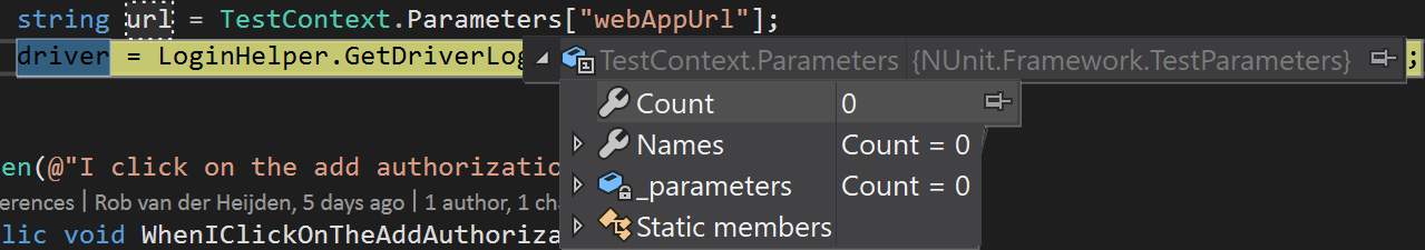 TestContext.Parameters not filled · Issue #3111 · nunit/nunit · GitHub