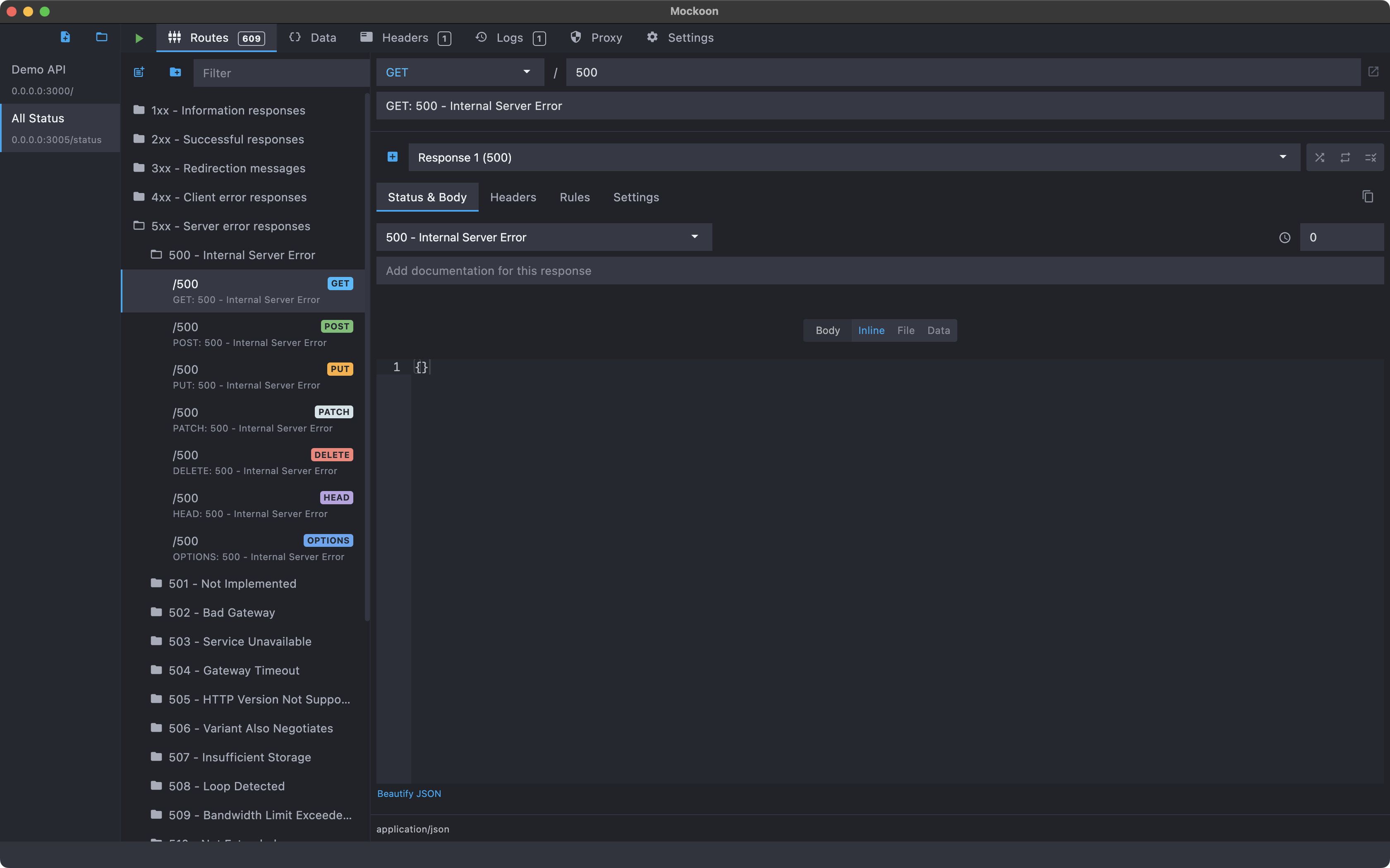 GitHub - nrjmadan/mockoon-all-status-environment: A Mockoon environment ...