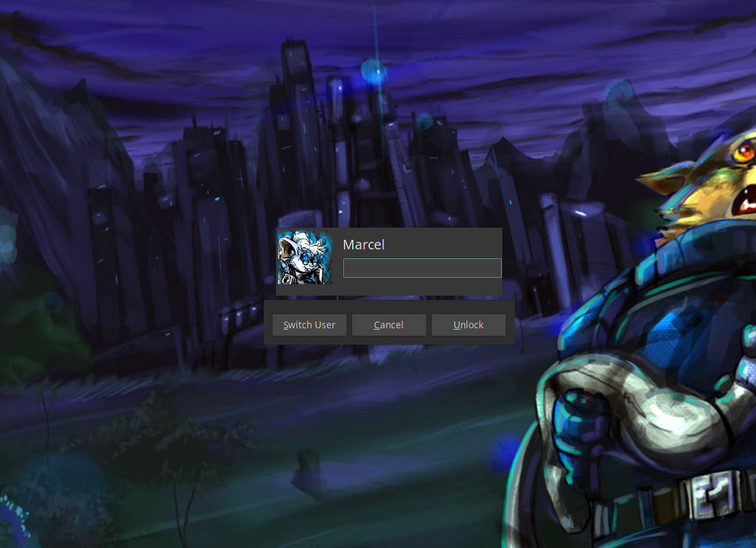 xfce4screensaver lockscreen appearance broken · Issue 206