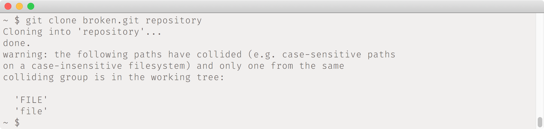 git