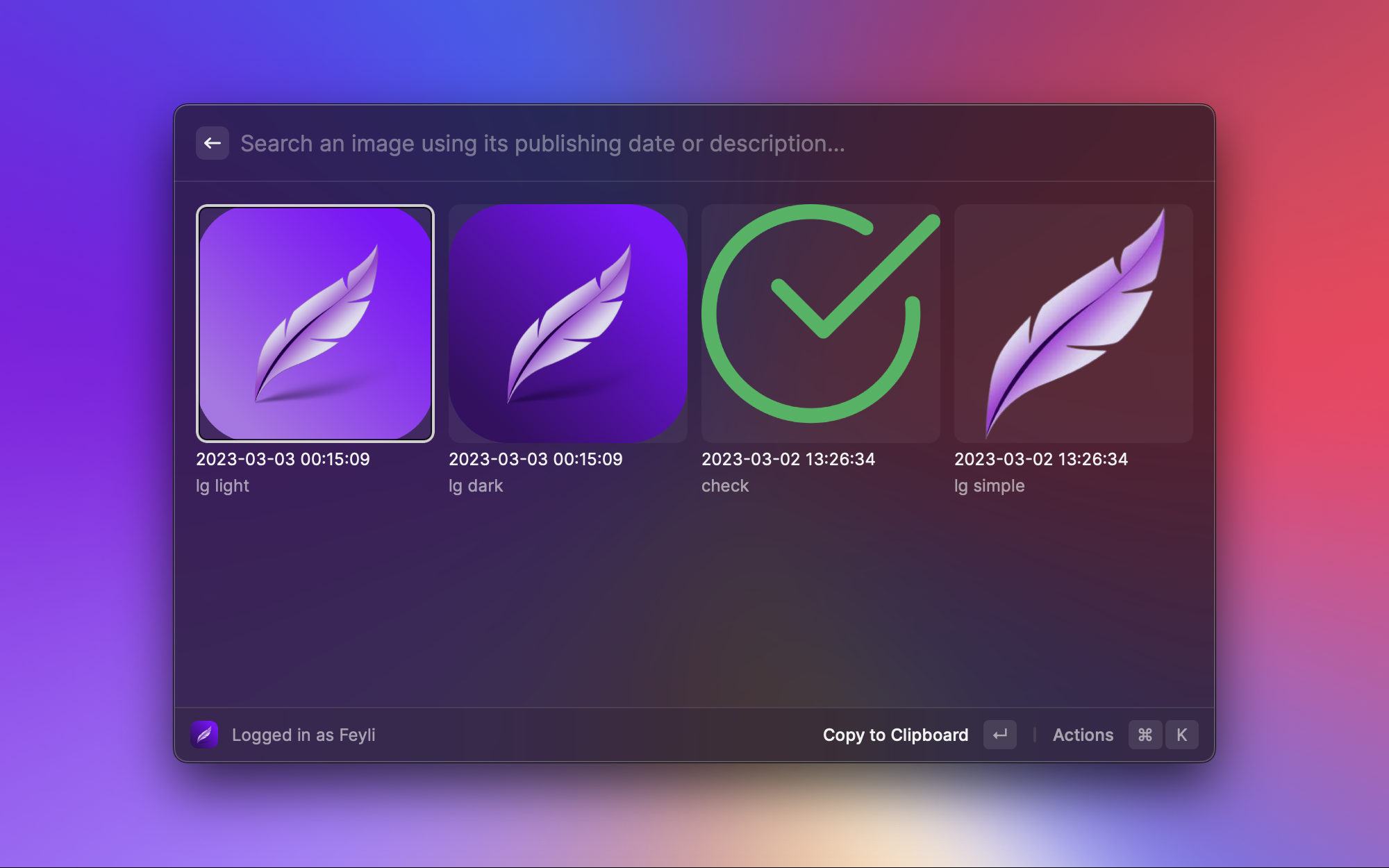 [New Extension] Lightshot Gallery (lightshotgallery) by feyli · Pull Request 5143 · raycast