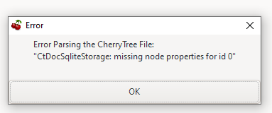 Missing Node Properties for id 0 · Issue #2205 · giuspen/cherrytree ...