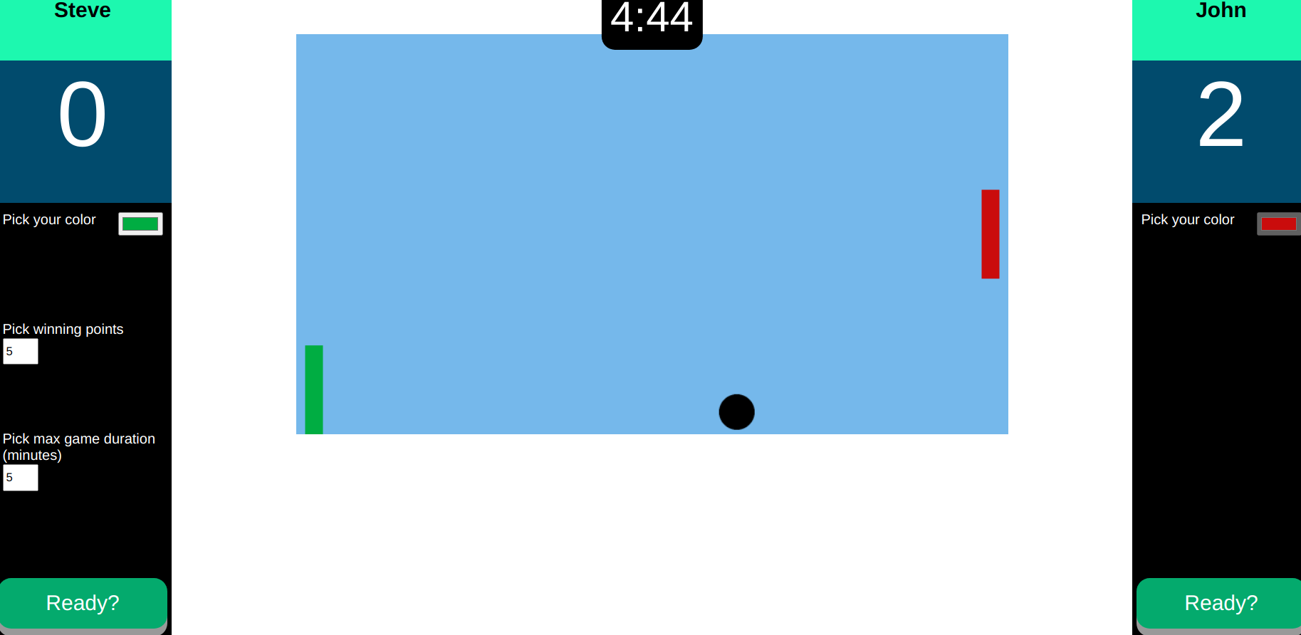 GitHub Banega00/pong_multiplayer_game Multiplayer game where two players bounce with ball