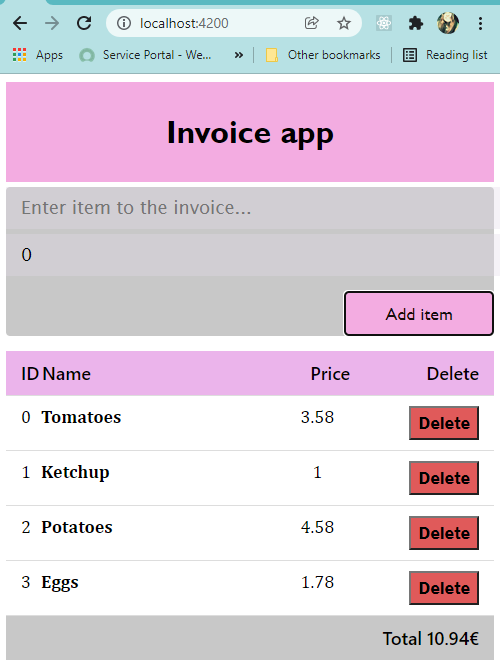 GitHub - irenevb/invoice-app