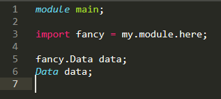 [D] No syntax highlight if using import alias declaration · Issue #3058 ...