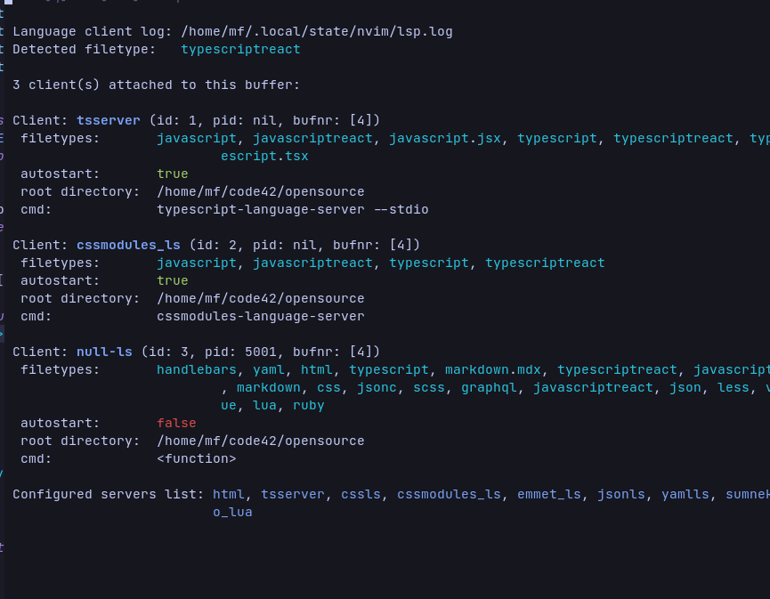 Can't make navic work with tsserver if I have another clients · Issue ...