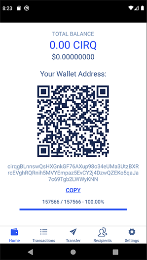 GitHub - Pamenarti/wallet-mobile: A mobile, native Cirquity wallet