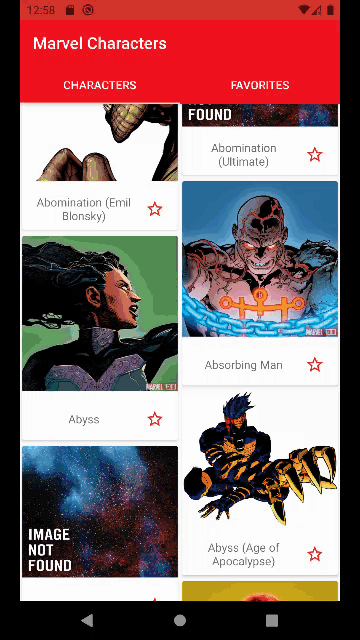 GitHub - regmoraes/marvel-characters: An app that shows Marvel Comics ...
