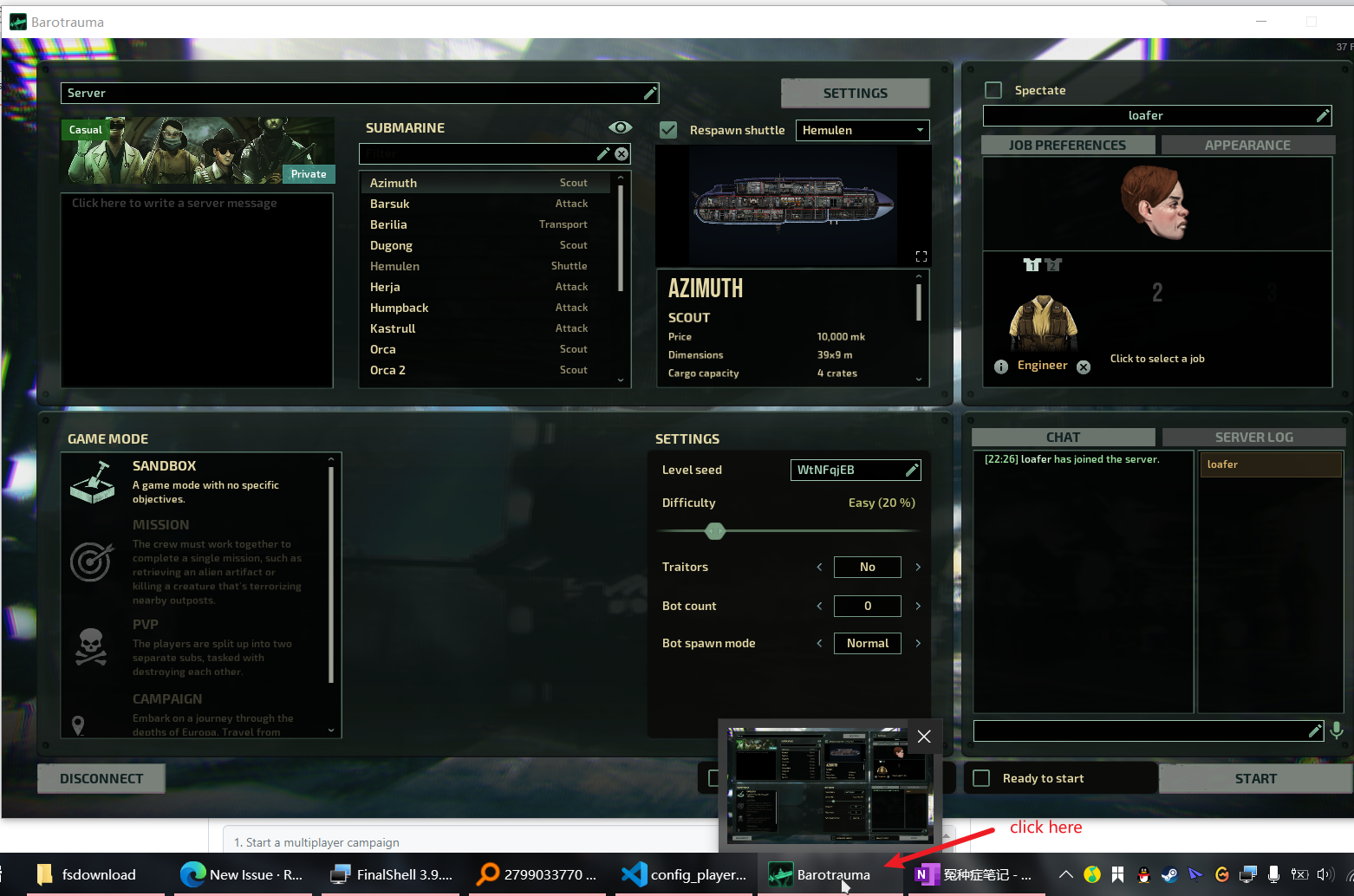 You will have difficulty back to the game after minimising the game by ...