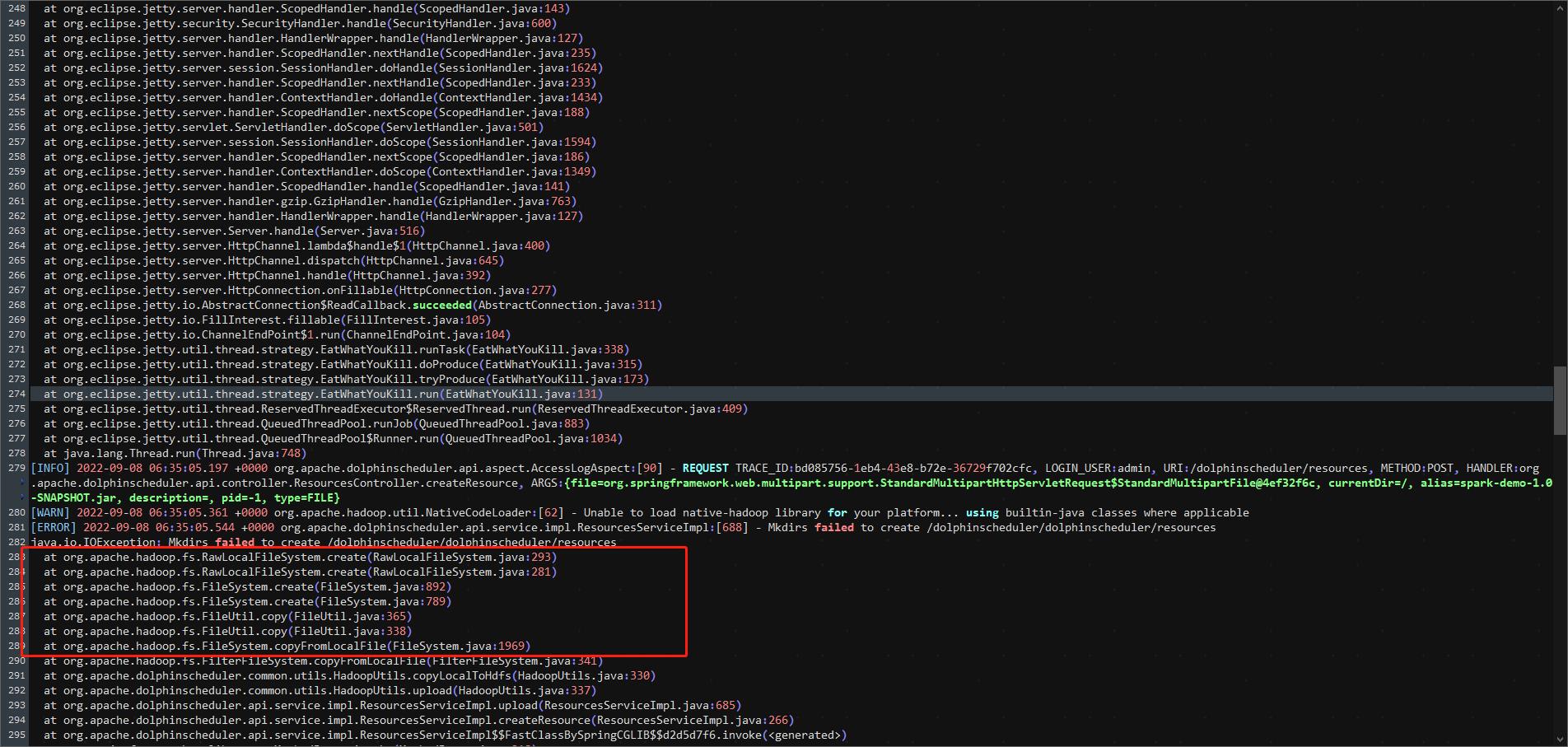 DS 3.0版本伪集群模式下，使用本地资源配置，无法上传、创建文件。 · apache dolphinscheduler ...