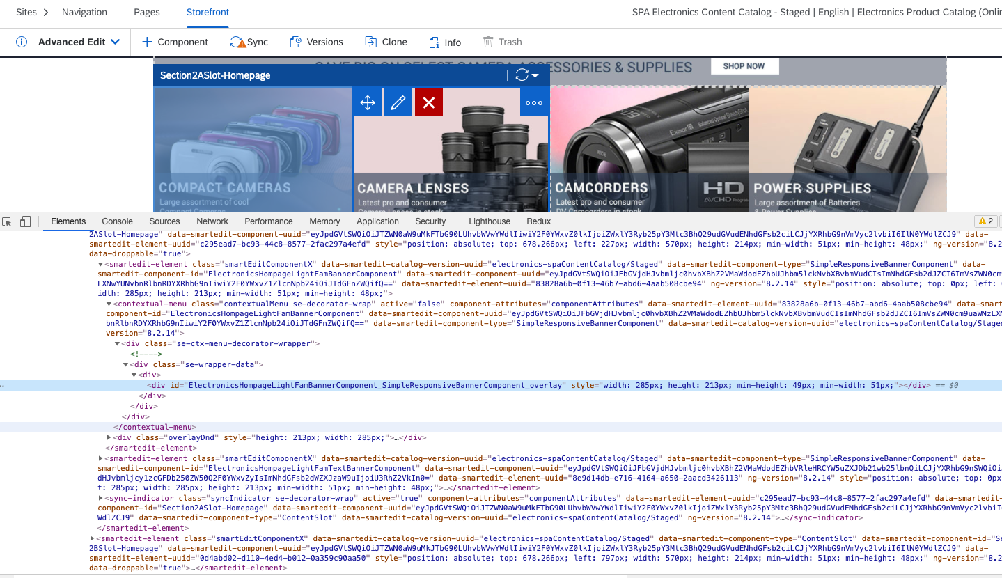Spartacus in SSR launched in SmartEdit not work as expected · Issue ...