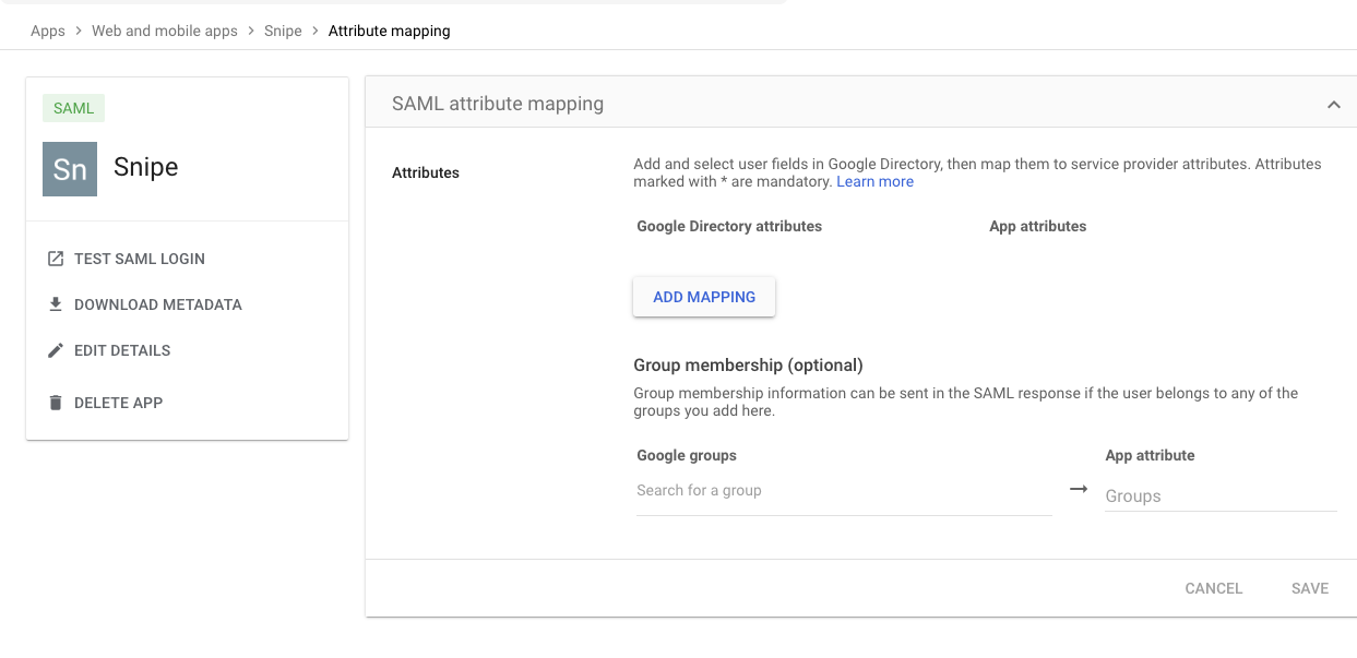 Unable to get SAML to work with Google Workspace. · Issue 11558 · snipe/snipeit · GitHub