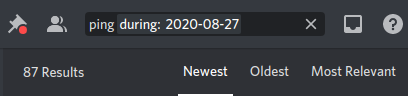 The Pinging Situation