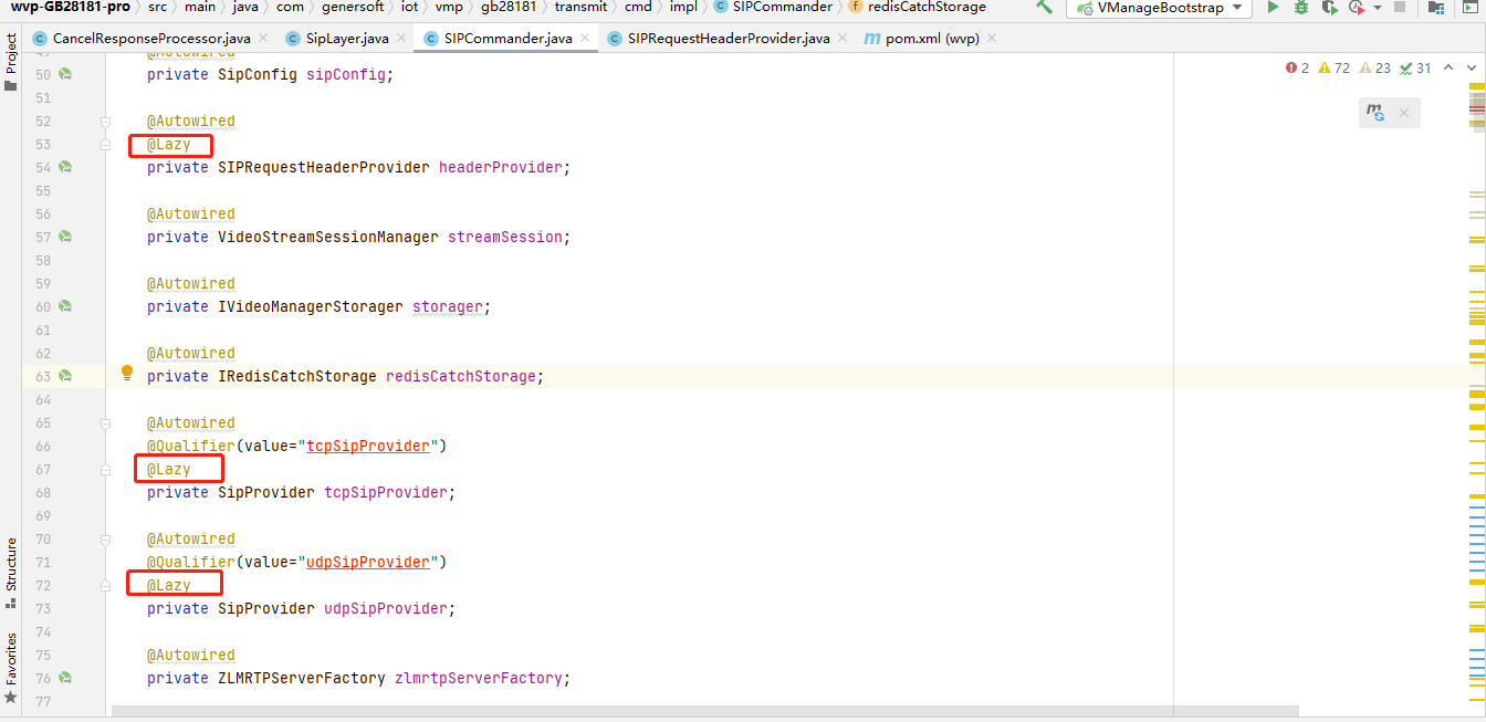 c++ and java lambda support? · issue #380 · bytedeco... 循环依赖问题,已经解决了,解决方式比较简单 · Issue #70 · 648540858/wvp-GB28181-pro · GitHub