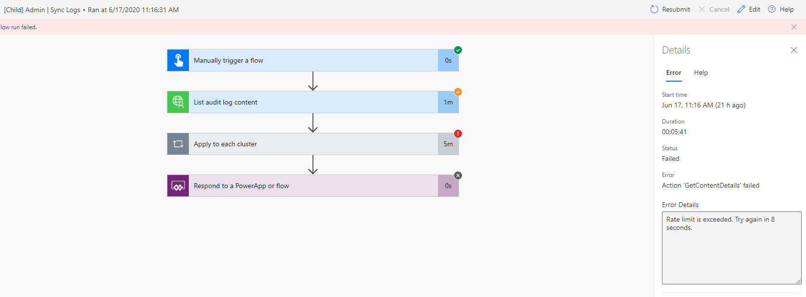 [BUG] Sync Audit Log child rate limit exceeded · Issue 346