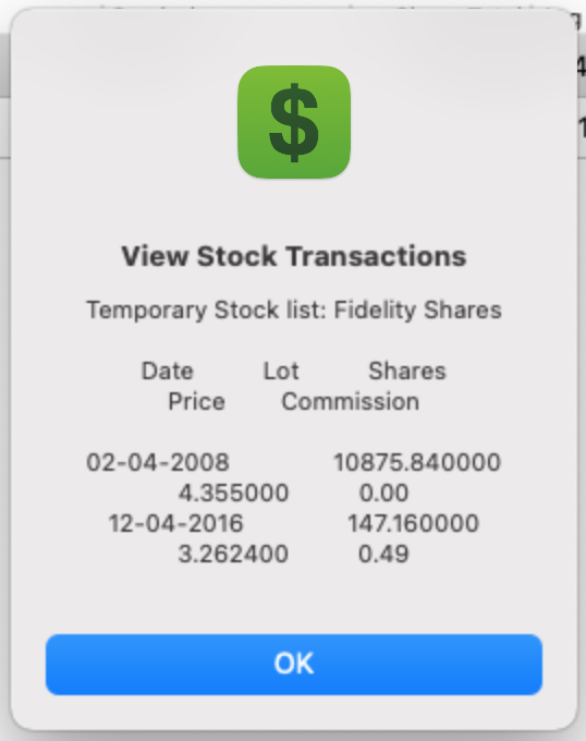 Window Transaction. Please View Trans window for Stock transaction - make it larger/resizable ...