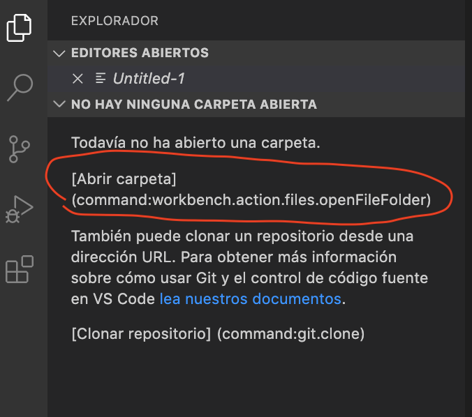 Explorer panel does not show Open button · Issue #94325 · microsoft ...
