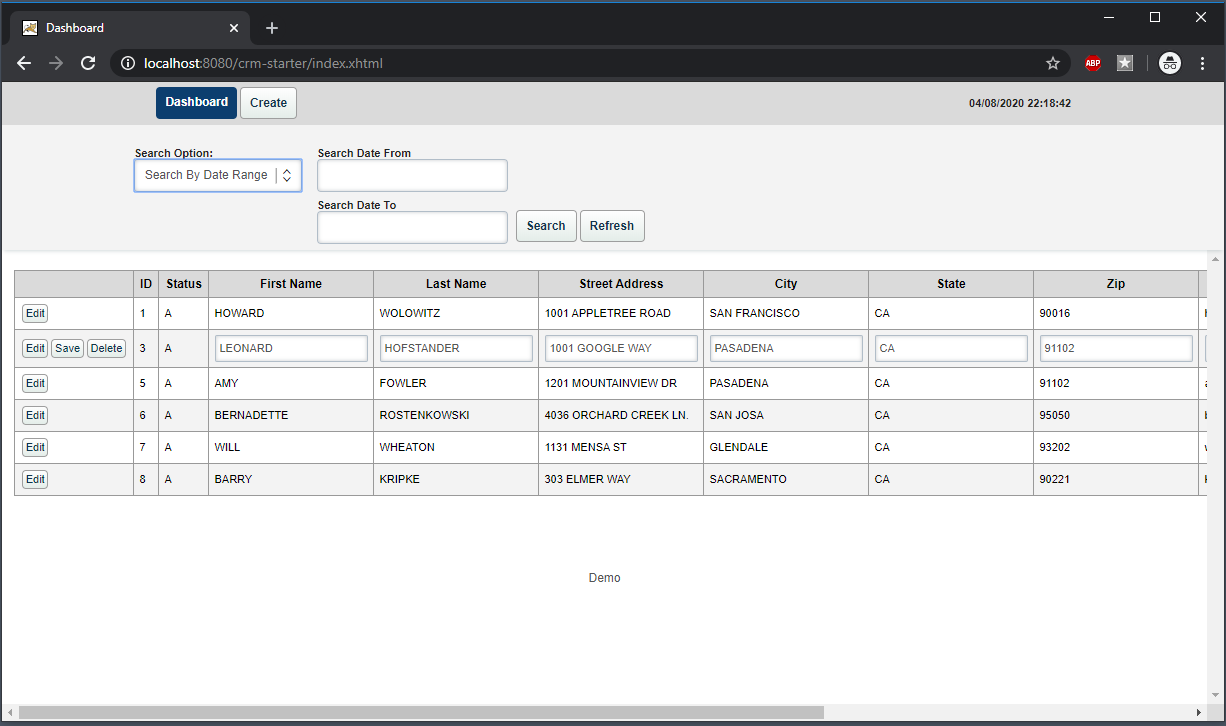 GitHub - aamosa/java-crm-starter: Java CRM Starter Web App
