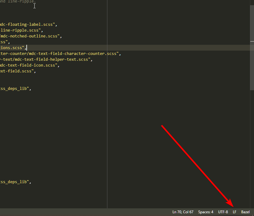 help(linebreakstyle exception) running yarn lint command throws many