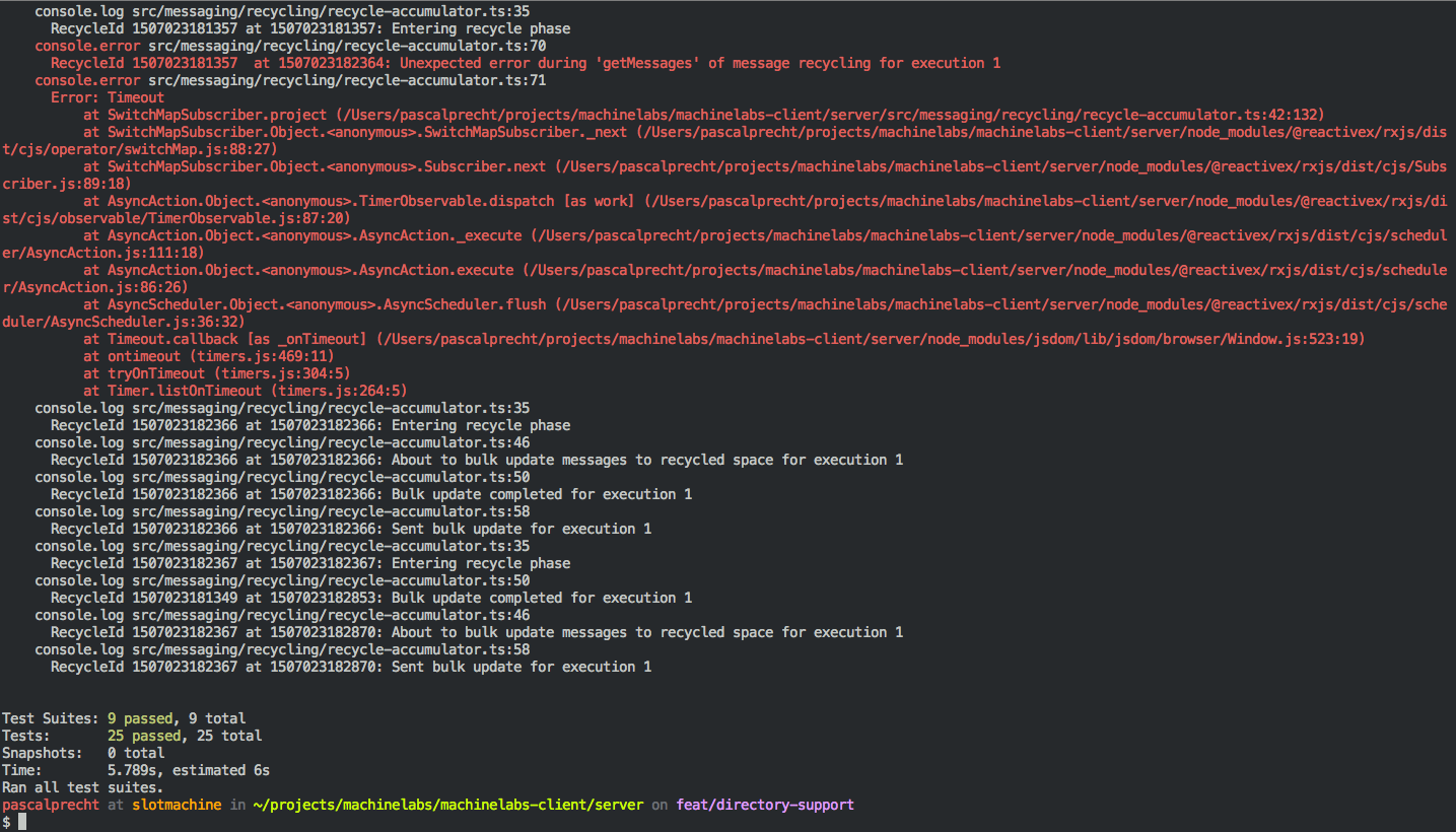 bug: server test setup seems corrupted · Issue #540 · machinelabs ...