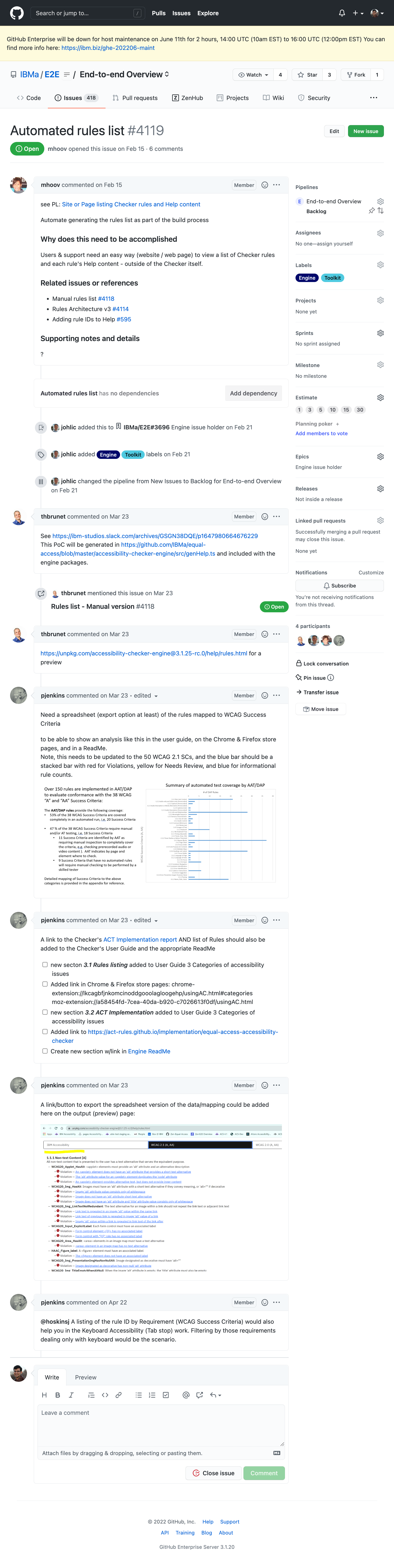 Automated rules list #4119 · Issue #907 · IBMa/equal-access · GitHub