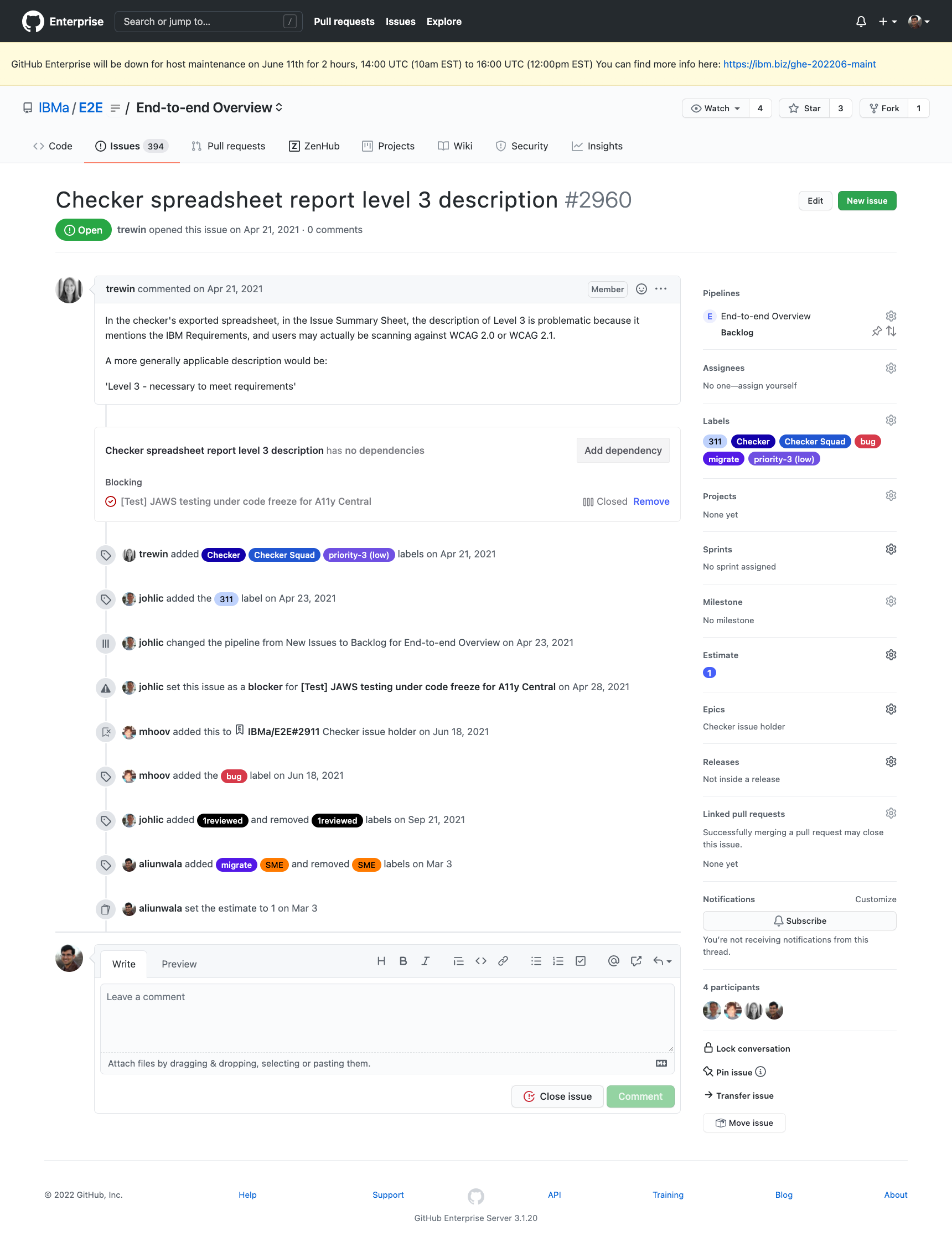 Checker spreadsheet report level 3 description #2960 · Issue #932 ...
