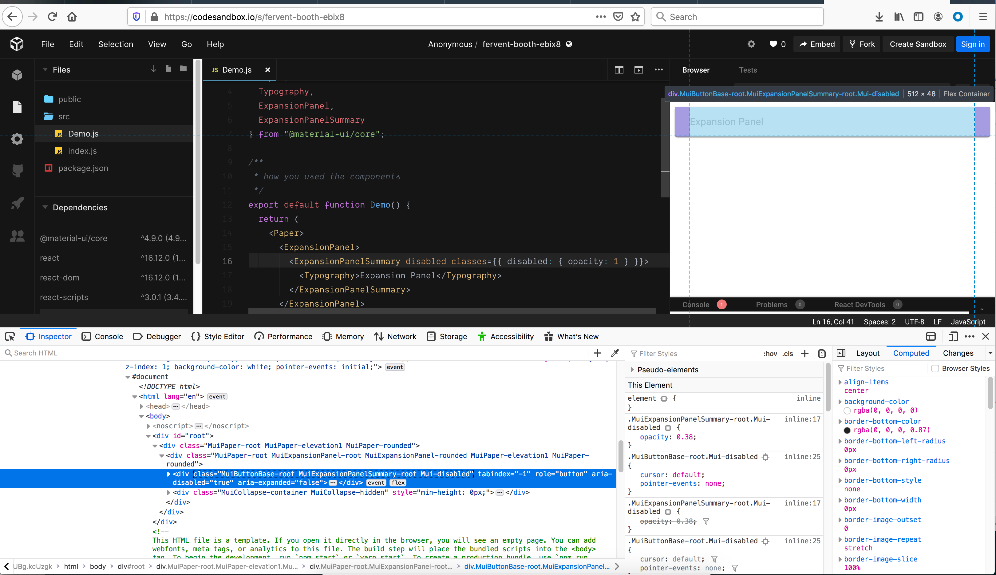 [Accordion] Summary cannot pass classes prop to ButtonBase · Issue