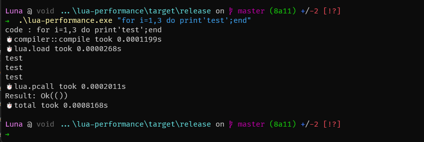 GitHub - char-ptr/lua-performance: see how long lua code takes to execute