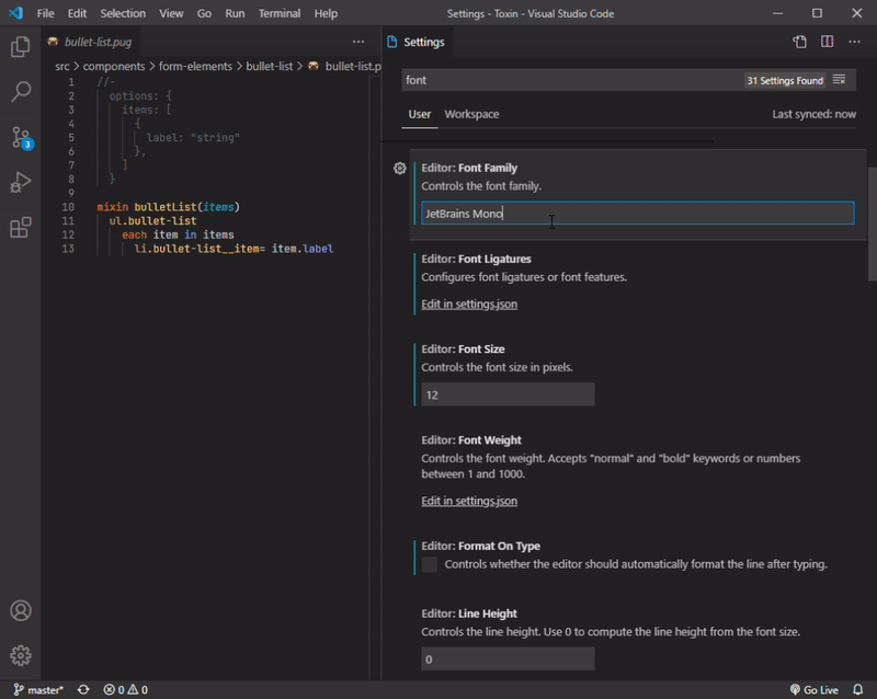 Font at 13px size is stretched by height in 2.210 release · Issue #362 ...
