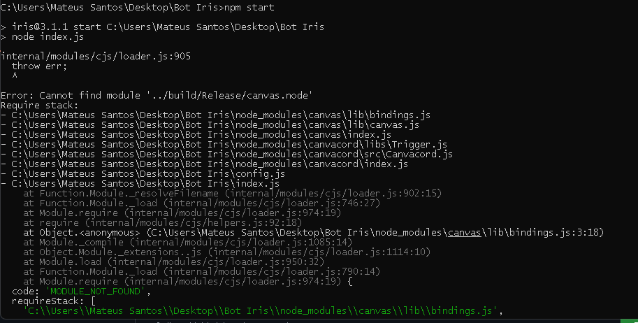 Erro Iniciar "New Windows 11" · Issue #215 · KillovSky/Iris · GitHub
