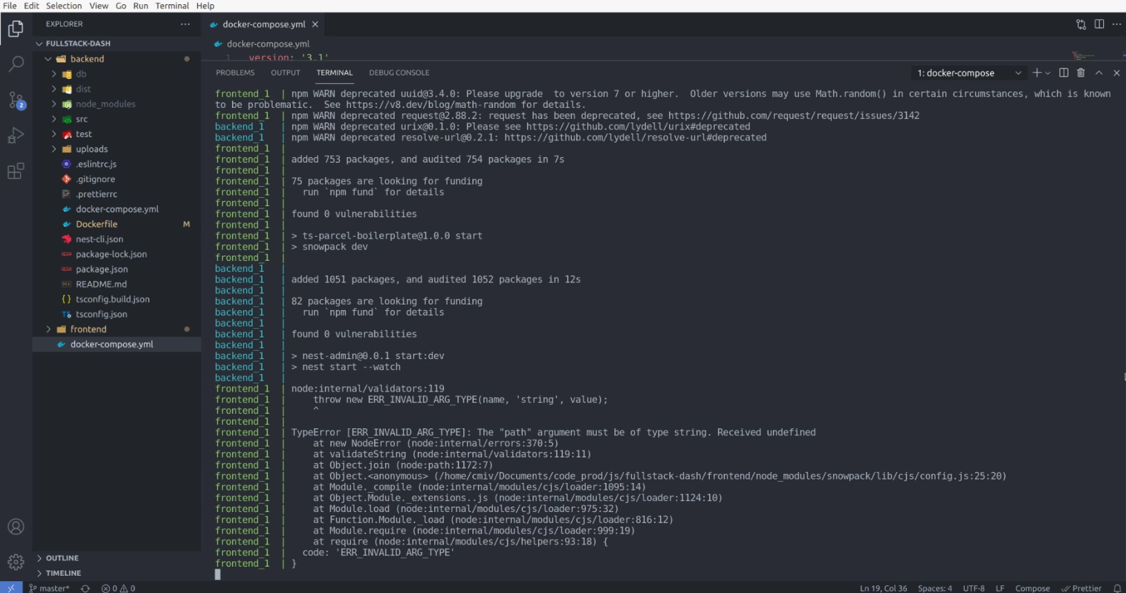 🐛 BUG: npx snowpack@3.8.0 init in a directory without a package.json it ...