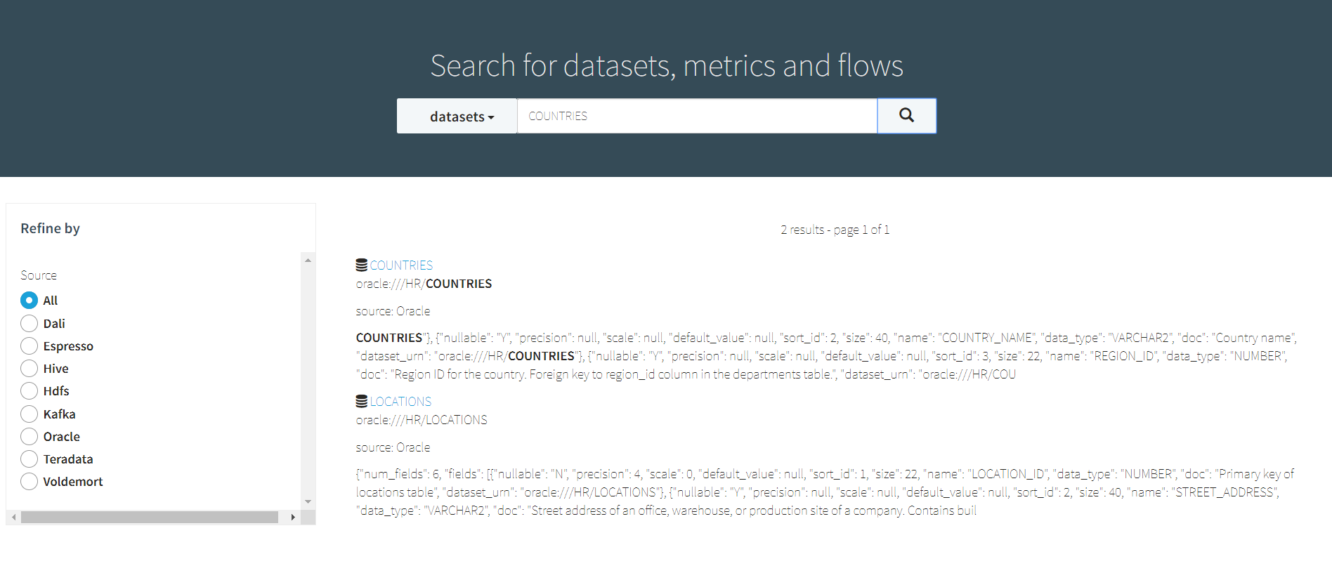 Search / ES cant search · Issue #1481 · datahub-project/datahub · GitHub