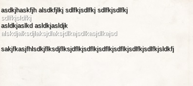 Text Issue