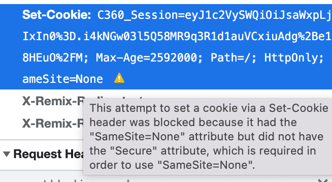 createCookieSessionStorage server-side not including cookie in redirect ...