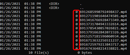 All the files download are of "Zero bytes" · Issue #436 · drawrowfly ...