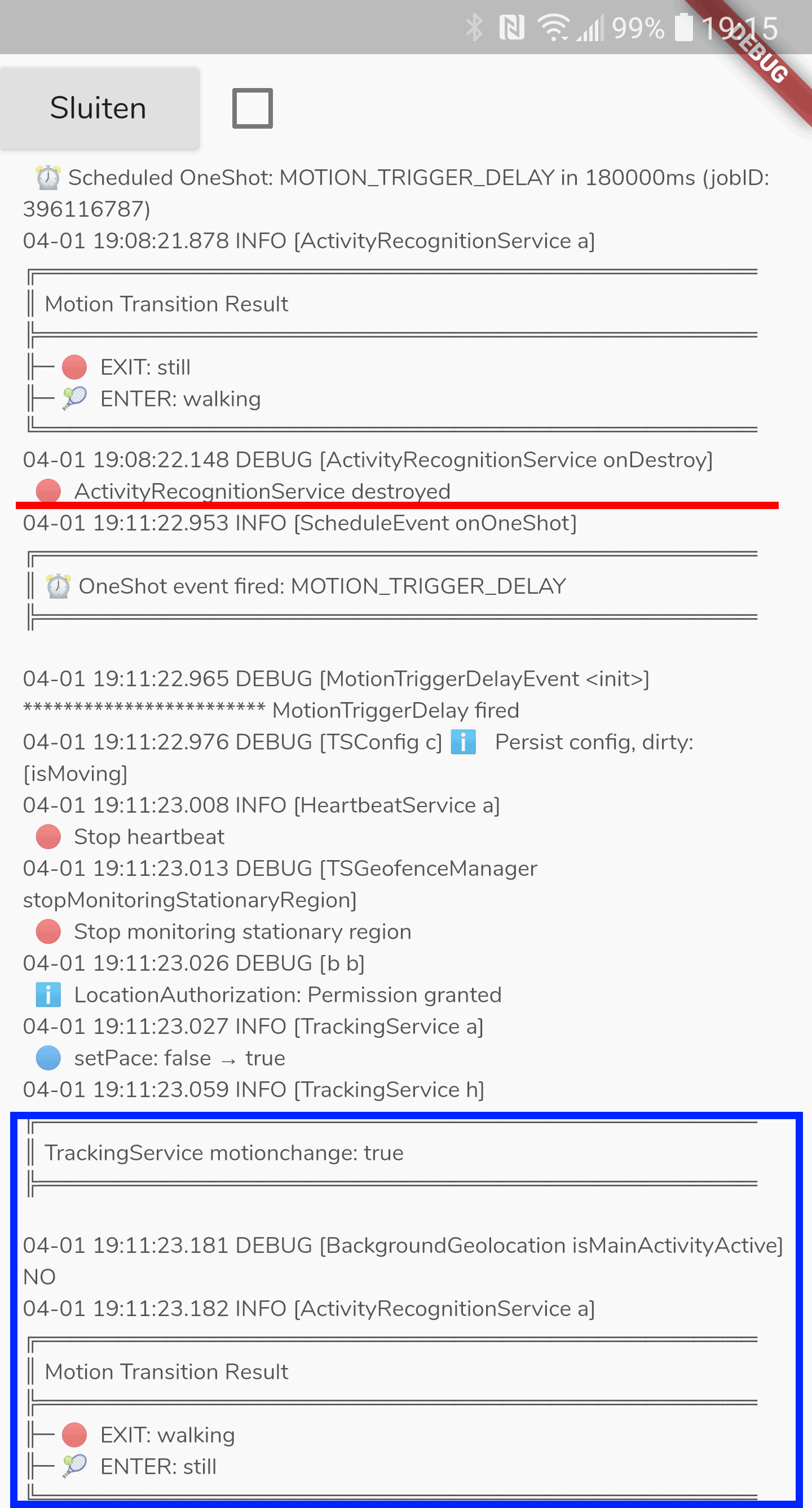 Use same motiondetection method on Android and iOS · Issue 185