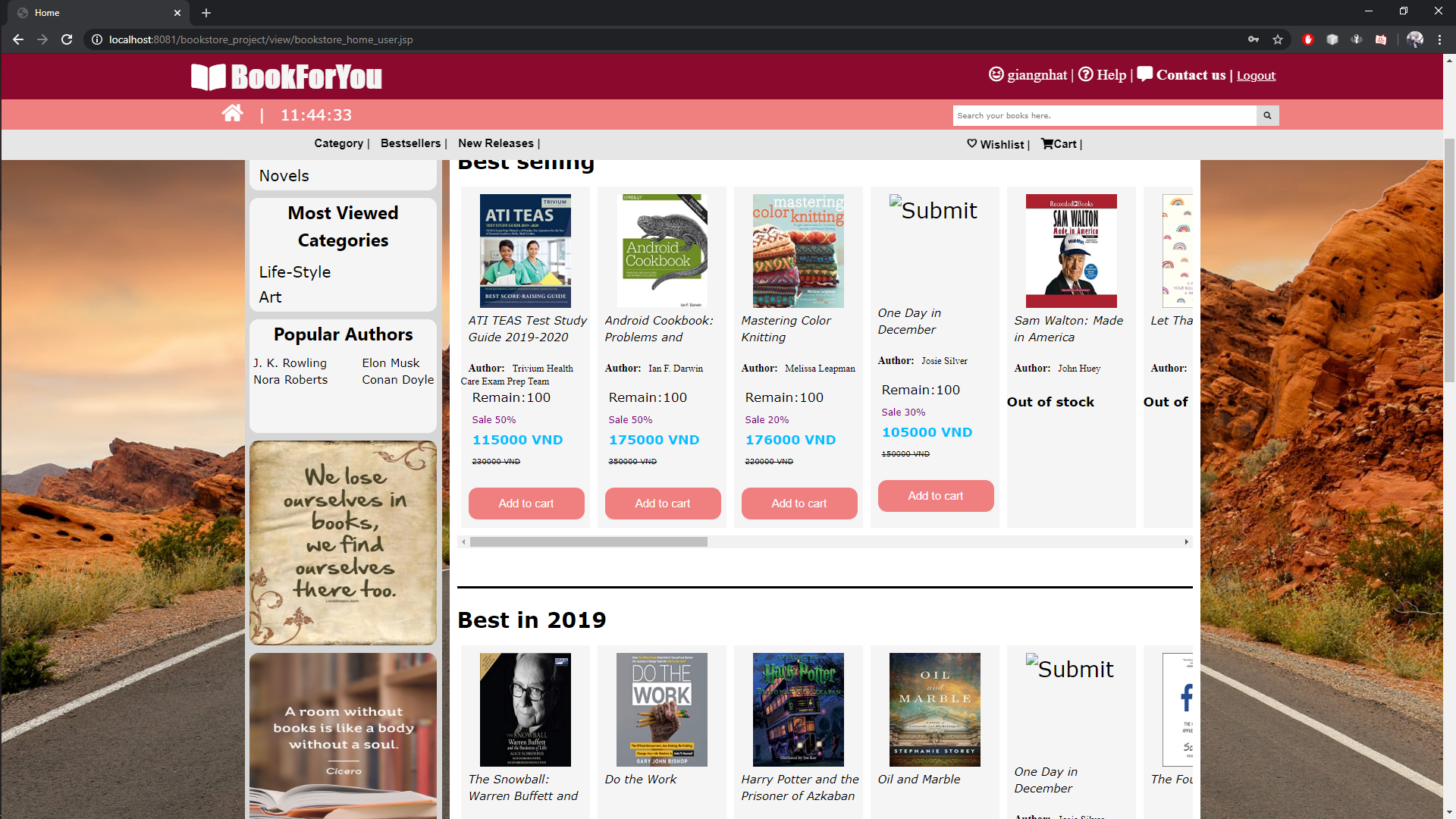 GitHub - huynhat30/BookStore_website