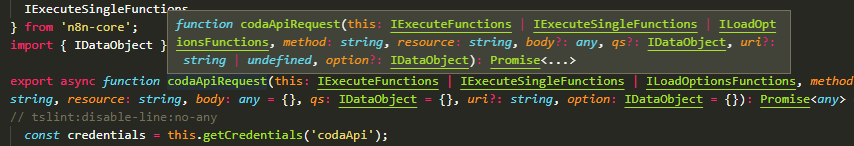 Removing return type annotation for async functions · Issue #671 · n8n ...