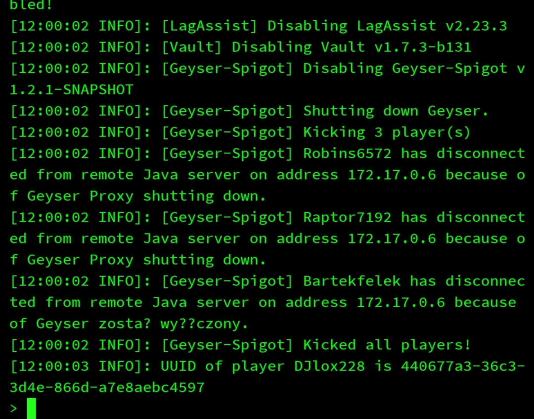 Geyser causes a dead lock · Issue #2116 · GeyserMC/Geyser · GitHub
