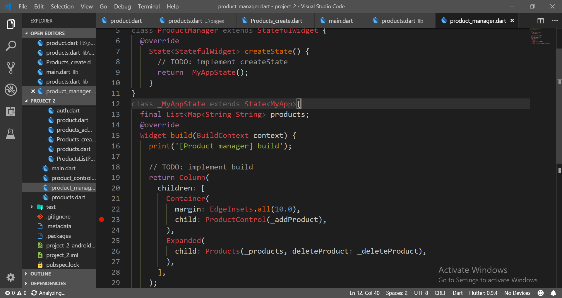 i am having a strange dart analyzer error · Issue #1279 · Dart-Code ...