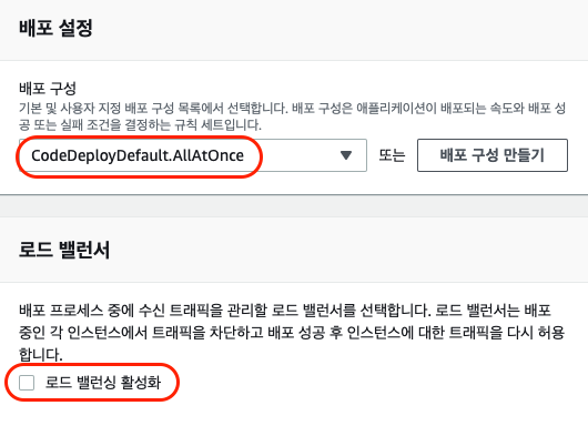 deploy configuration