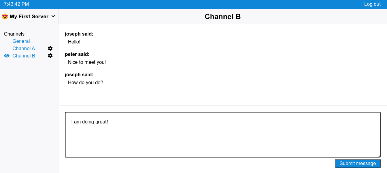 GitHub - ily123/messages: Messages is a MVP clone of Slack.