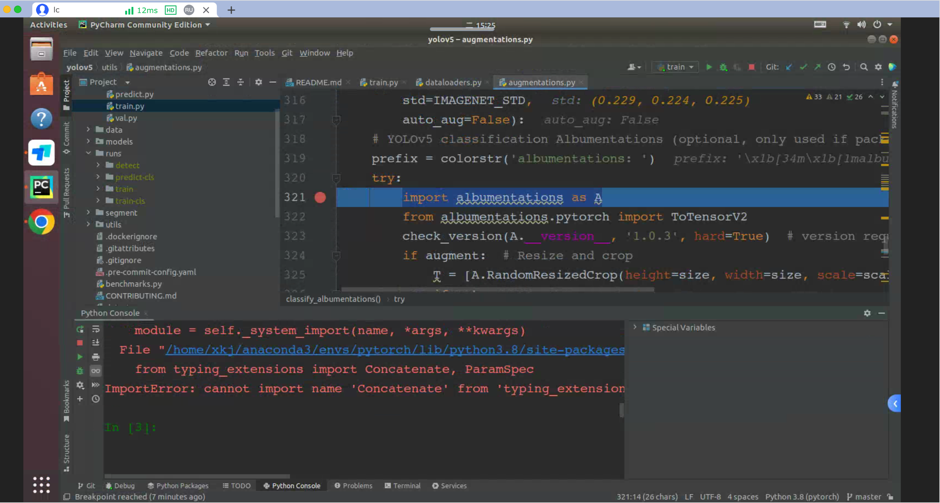 cannot import name 'Concatenate' ... · Issue #9614 · ultralytics/yolov5 ...