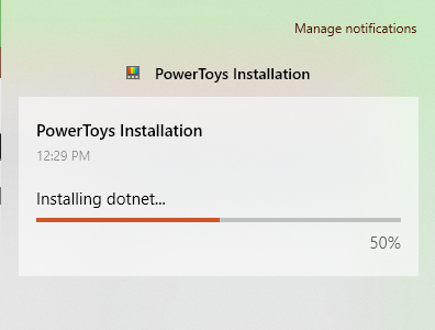 Action Center screenshot