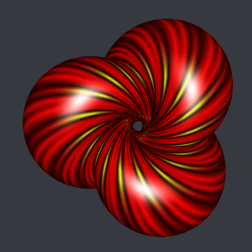 HopfTori-sphericalTrochoidProfile-KlingonColors