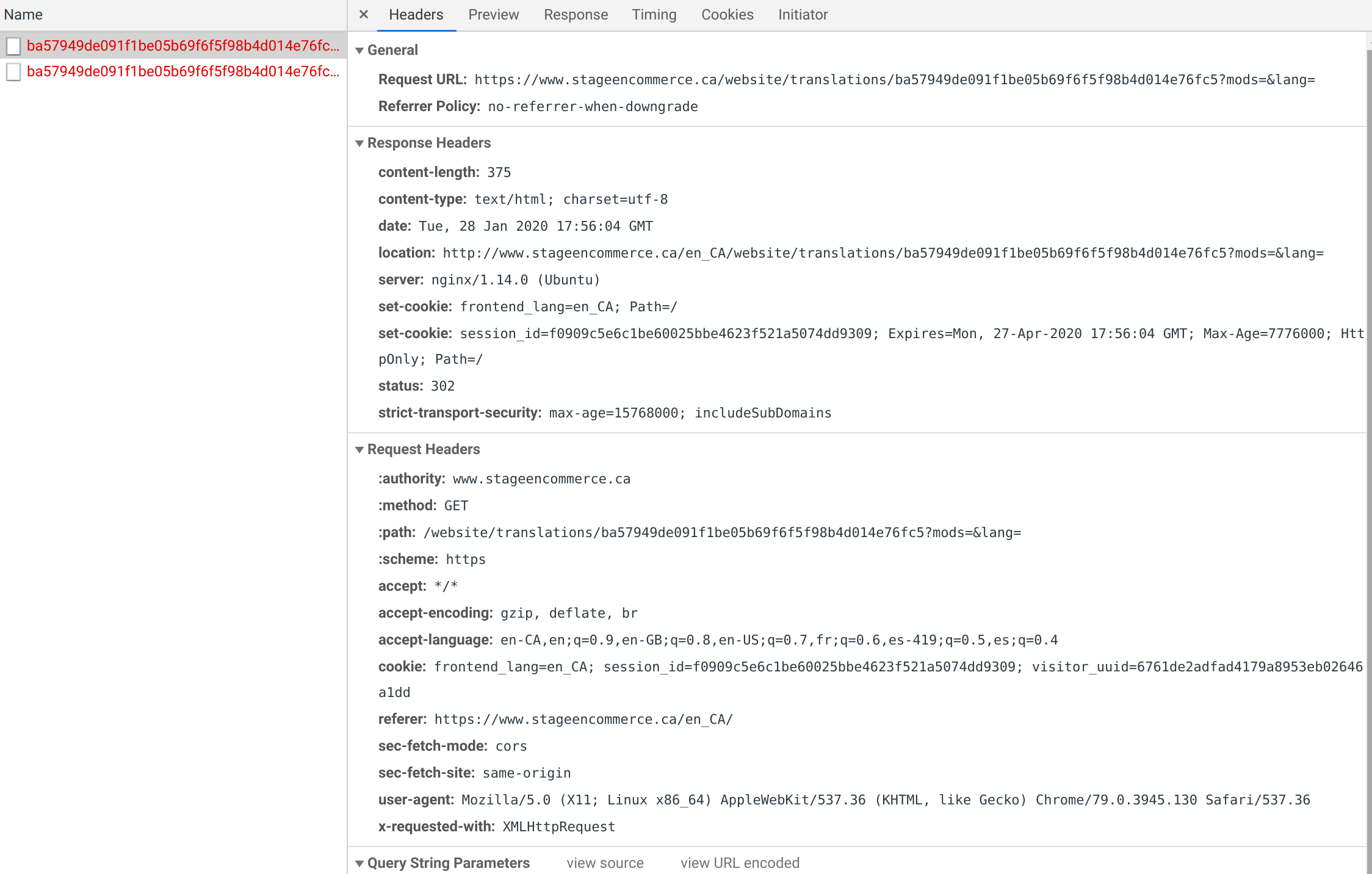 Translations are coming through http instead of https (mixed content ...