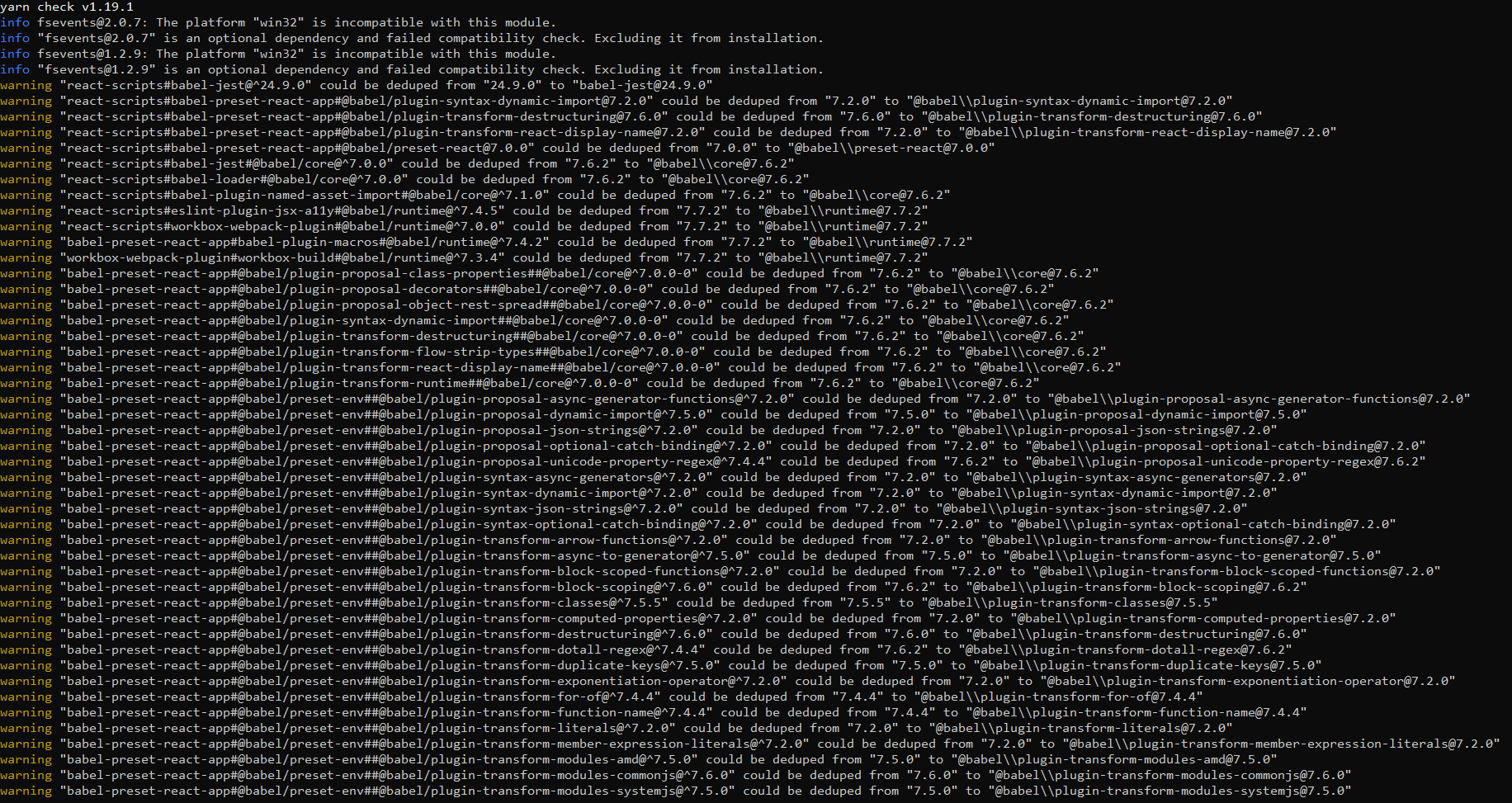 React cant import dependencies from yarn · Issue 7970 · facebook