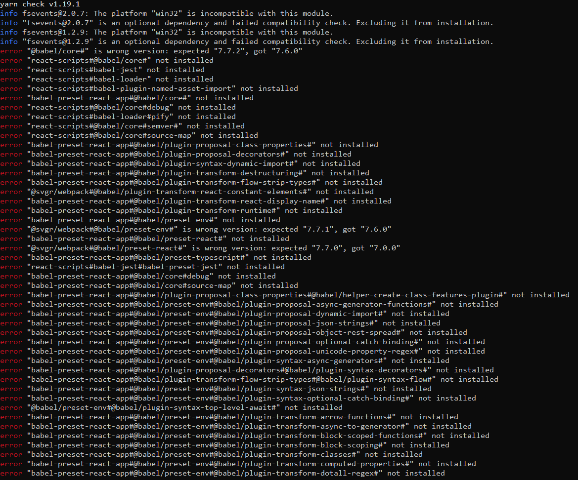 React cant import dependencies from yarn · Issue 7970 · facebook