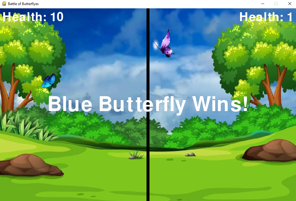GitHub - AlexandruuDinu/pygame-Battle_Butterflies: This is a game ...