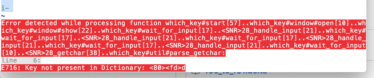Still the Special map bug in vim8.1.2168+ · Issue #85 · liuchengxu/vim ...